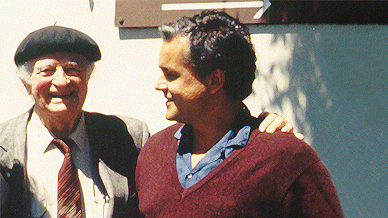 Dr med. Matthias Rath (po prawej) z dwukrotnym laureatem Nagrody Nobla dr Linusem Paulingiem.